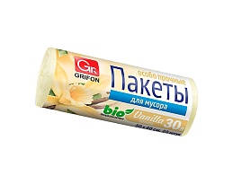 Мешки для мусора 30 л, ароматизированные, Ваниль, бежевые, в рулоне 20 шт., ПНД, 9 мкм, 560х530 мм, GRIFON Aroma, 101-020 V в Волжском Мешки для мусора 30 л, ароматизированные, Ваниль, бежевые, в рулоне 20 шт., ПНД, 9 мкм, 560х530 мм, GRIFON Aroma, 101-020 V в Волжском