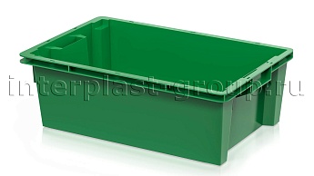 Ящик универсальный для овощей, фруктов и хлеба сплошной зеленый в Волжском