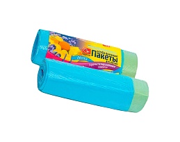 Мешки для мусора 35 л, ароматизированные, Морской Бриз, голубые, в рулоне 10 шт., ПНД, 12 мкм, 560х530 мм, GRIFON Aroma, 101-080 M в Волжском