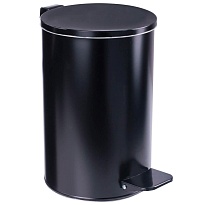 Ведро для мусора с педалью, усиленное, Титан, 10 л, черное, оцинкованная сталь в Волжском Ведро для мусора с педалью, усиленное, Титан, 10 л, черное, оцинкованная сталь в Волжском