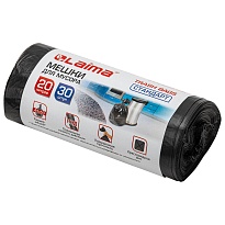 Мешки для мусора 20 л, черные, в рулоне 30 шт., ПНД, 8 мкм, 500х450 мм, LAIMA, 601376 в Волжском Мешки для мусора 20 л, черные, в рулоне 30 шт., ПНД, 8 мкм, 500х450 мм, LAIMA, 601376 в Волжском