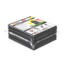 Мешки для мусора 160 л, серые, в пачке 10 шт., ПВД, 40 мкм, 900х1100 мм, i-Bag в Волжском