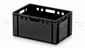 Ящик для мяса и колбасных изделий Е-3 черный в Волжском Ящик для мяса и колбасных изделий Е-3 черный в Волжском