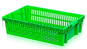 Ящик для овощей, фруктов и хлеба Евролоток светло-зеленый в Волжском Ящик для овощей, фруктов и хлеба Евролоток светло-зеленый в Волжском