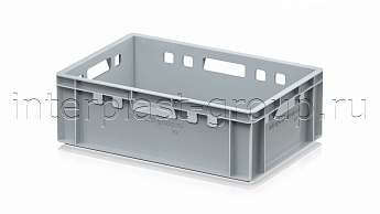 Ящик для мяса и колбасных изделий Е-2 серый в Волжском Ящик для мяса и колбасных изделий Е-2 серый в Волжском