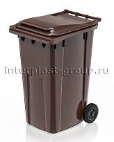 Контейнер для мусора 240 л коричневый облегченный 240 зеленый в Волжском