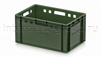 Ящик для мяса и колбасных изделий Е-3 зеленый в Волжском Ящик для мяса и колбасных изделий Е-3 зеленый в Волжском