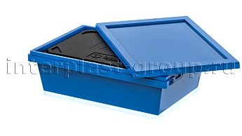 Изотермический контейнер KV 6416 в сборе с крышкой голубой в Волжском