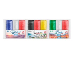 Мешки для мусора 30 л, ассорти, в рулоне 20 шт., ПНД, 9 мкм, 600х500 мм, GRIFON Триколор, 101-024 в Волжском Мешки для мусора 30 л, ассорти, в рулоне 20 шт., ПНД, 9 мкм, 600х500 мм, GRIFON Триколор, 101-024 в Волжском