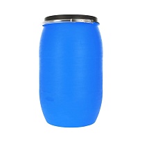 Бочка пластиковая 127 л с хомутом в Волжском Бочка пластиковая 127 л с хомутом в Волжском