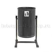 Урна уличная металлическая 21 л круглая облегченная серебро в Волжском Урна уличная металлическая 21 л круглая облегченная серебро в Волжском