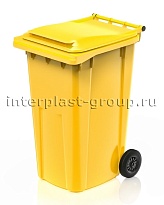 Контейнер для мусора 240 л желтый облегченный 240 желтый в Волжском