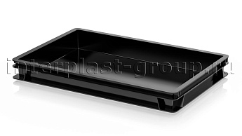 Ящик для полуфабрикатов сплошной черный в Волжском