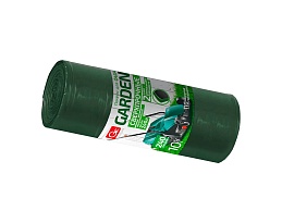 Мешки для мусора 240 л, двухслойные, зеленый, в рулоне 10 шт., ПВД 35 мкм, 1400х1100 мм, GRIFON PROFF GARDEN, 101-520 в Волжском