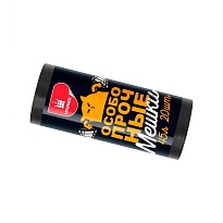 Мешки для мусора 45 л, черные, в рулоне 20 шт., ПНД, 14 мкм, 650х550 мм, Особопрочные, МП7795 в Волжском Мешки для мусора 45 л, черные, в рулоне 20 шт., ПНД, 14 мкм, 650х550 мм, Особопрочные, МП7795 в Волжском