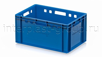 Ящик для мяса и колбасных изделий Е-3 голубой в Волжском Ящик для мяса и колбасных изделий Е-3 голубой в Волжском