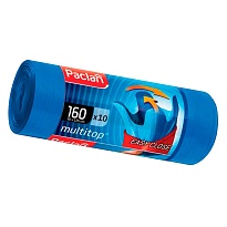 Мешки для мусора 160 л, с ушками, синие, в рулоне 10 шт., ПВД, 30 мкм, 1250х900 мм, PACLAN Multitop, 604064 в Волжском Мешки для мусора 160 л, с ушками, синие, в рулоне 10 шт., ПВД, 30 мкм, 1250х900 мм, PACLAN Multitop, 604064 в Волжском