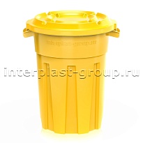 Мусорный бак универсальный 80 л желтый 80 желтый в Волжском Мусорный бак универсальный 80 л желтый 80 желтый в Волжском