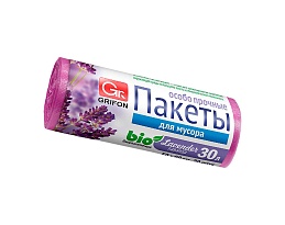 Мешки для мусора 30 л, ароматизированные, Лаванда, сиреневые, в рулоне 20 шт., ПНД, 9 мкм, 560х530 мм, GRIFON Aroma, 101-020 La в Волжском Мешки для мусора 30 л, ароматизированные, Лаванда, сиреневые, в рулоне 20 шт., ПНД, 9 мкм, 560х530 мм, GRIFON Aroma, 101-020 La в Волжском