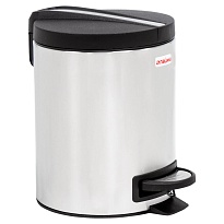 Ведро-контейнер для мусора (урна) с педалью LAIMA Modern, 5 л, матовое, нержавеющая сталь в Волжском Ведро-контейнер для мусора (урна) с педалью LAIMA Modern, 5 л, матовое, нержавеющая сталь в Волжском