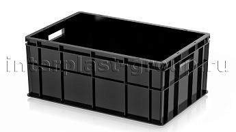 Ящик для молока, мяса, овощей и фруктов сплошной черный в Волжском Ящик для молока, мяса, овощей и фруктов сплошной черный в Волжском