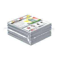 Мешки для мусора 160 л, светло-серые, в пачке 10 шт., ПВД, 40 мкм, 900х1100 мм, i-Bag в Волжском