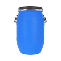 Бочка пластиковая 65 л с хомутом в Волжском